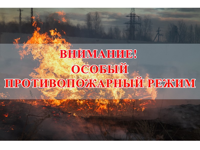 Об установлении особого противопожарного режима.
